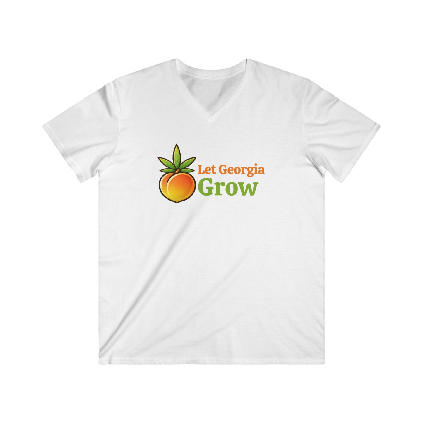 Men's Fitted V-Neck Tee