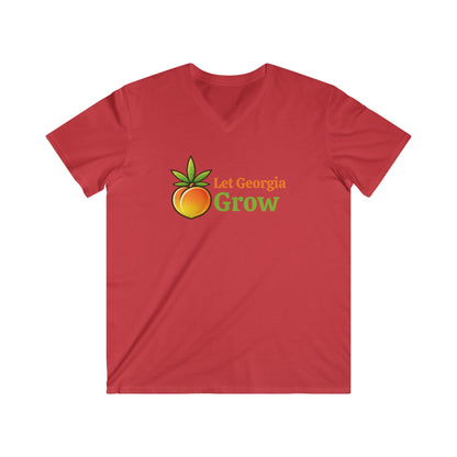 Men's Fitted V-Neck Tee