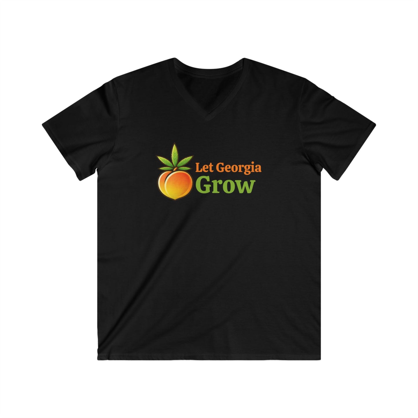 Men's Fitted V-Neck Tee