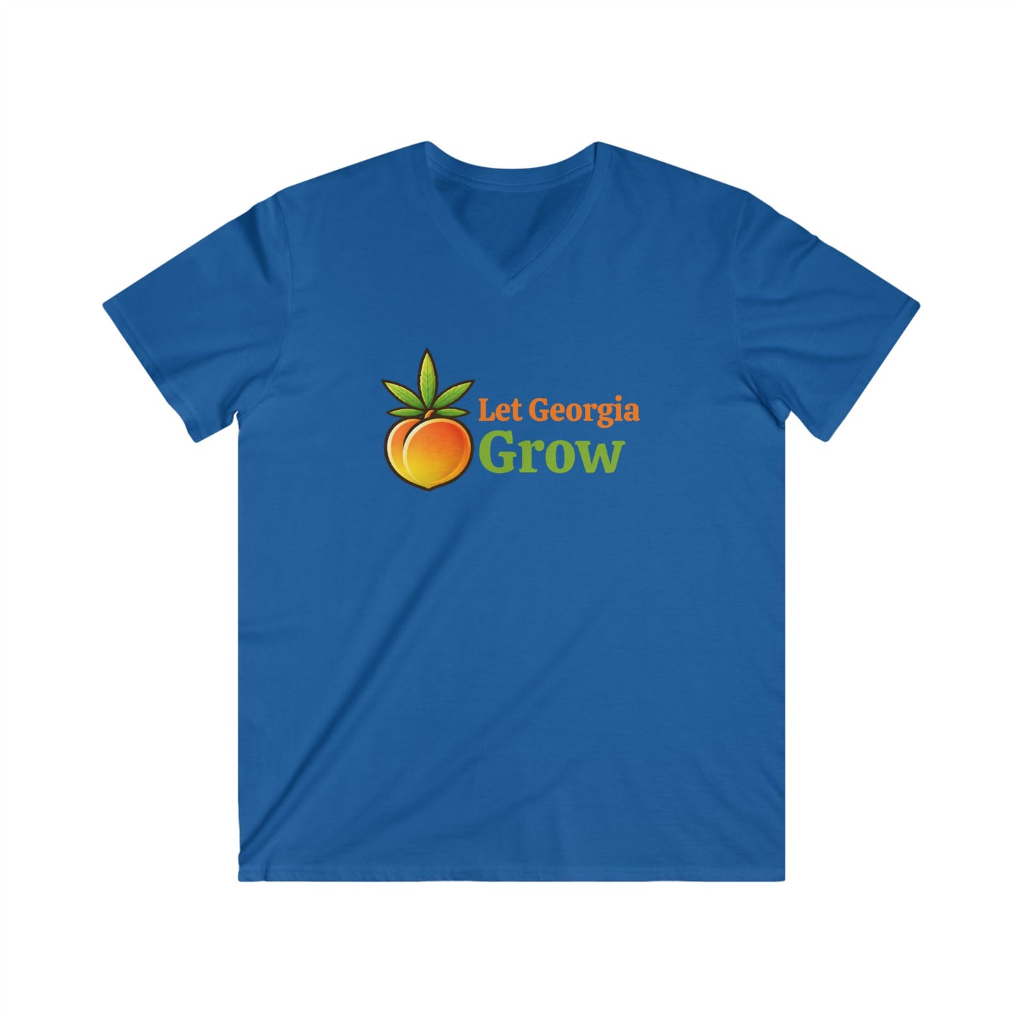 Men's Fitted V-Neck Tee