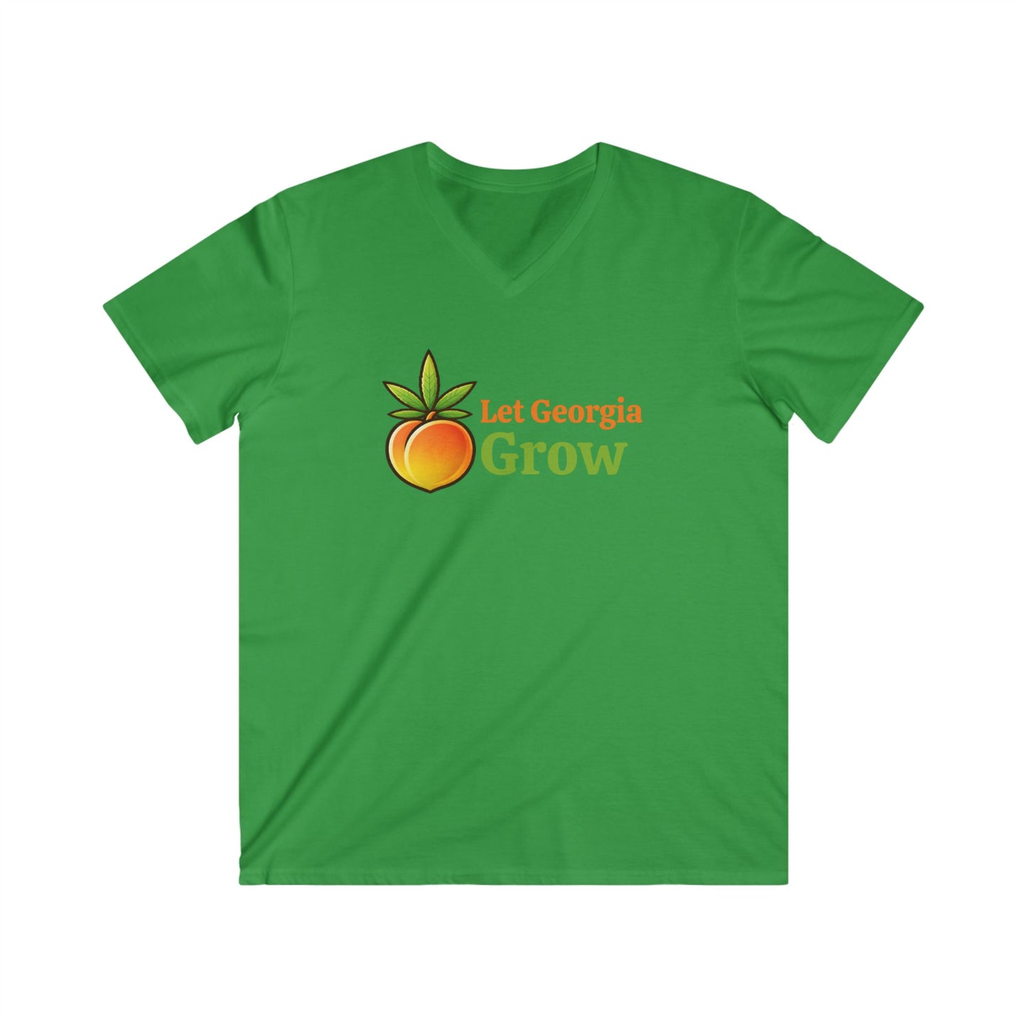 Men's Fitted V-Neck Tee