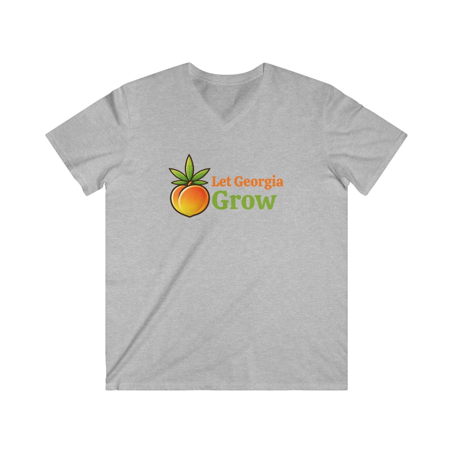 Men's Fitted V-Neck Tee